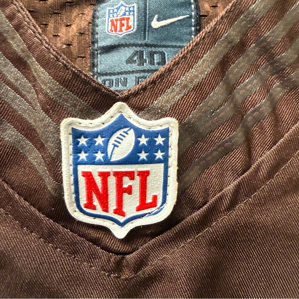 Nike Browns #2 Manziel NFL On Field Jersey Medium Brown - Picture 6 of 13
